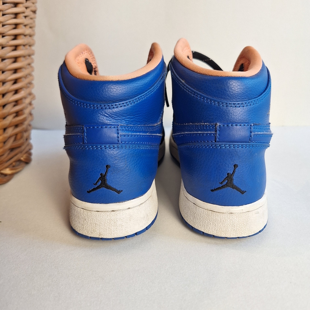 AIR JORDAN 1 Retro High BG Nike High-Top Sneakers Sz 7 Hyper Cobalt VGC - Picture 3 of 7